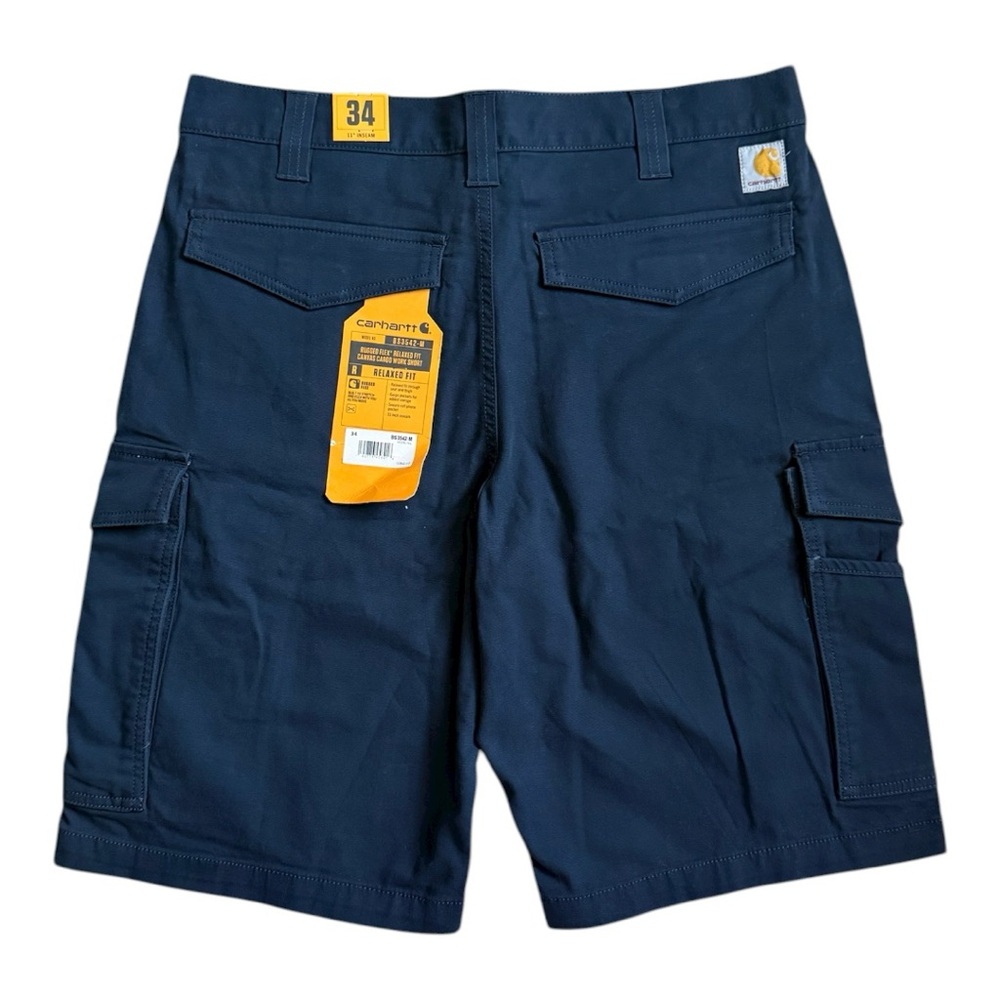 Carharrt - BS3542-M -Rugged Flex Relaxed Fit Canvas Cargo Work Short 34